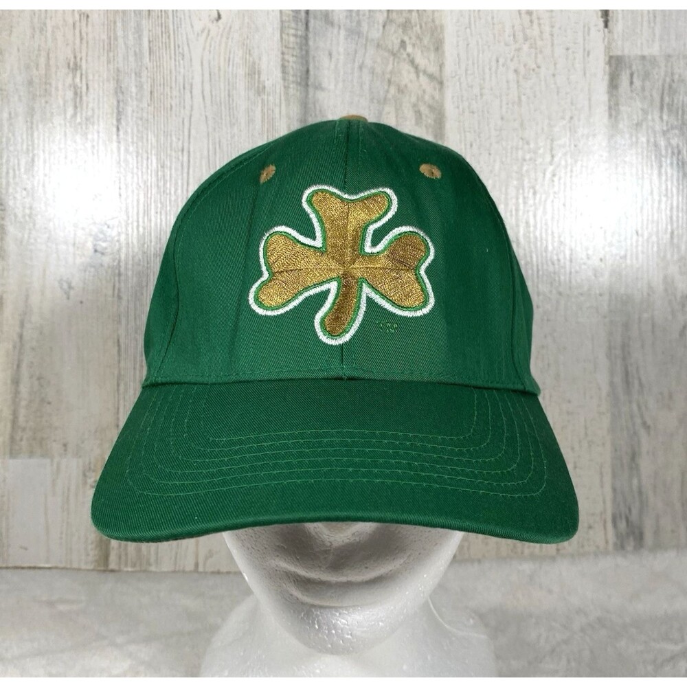 Notre Dame Fighting Irish Officially Licensed Hat Green Gold Embroidered Logo